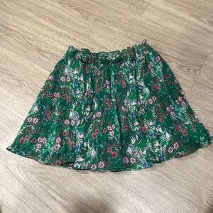 $12 for 3 Green Floral Mini Skirt Size L